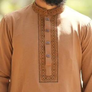 Alternative view of Wooden Color China Micro Stige Panjabi-[WDCP-T]